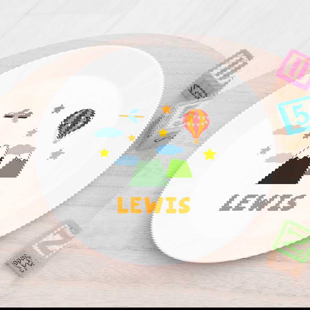 Personalised Baby Dinner Set Adventure Personalised Children's