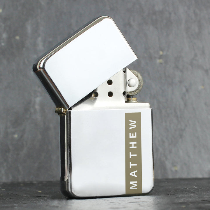 Personalised Name Only Lighter - Father's Day gift