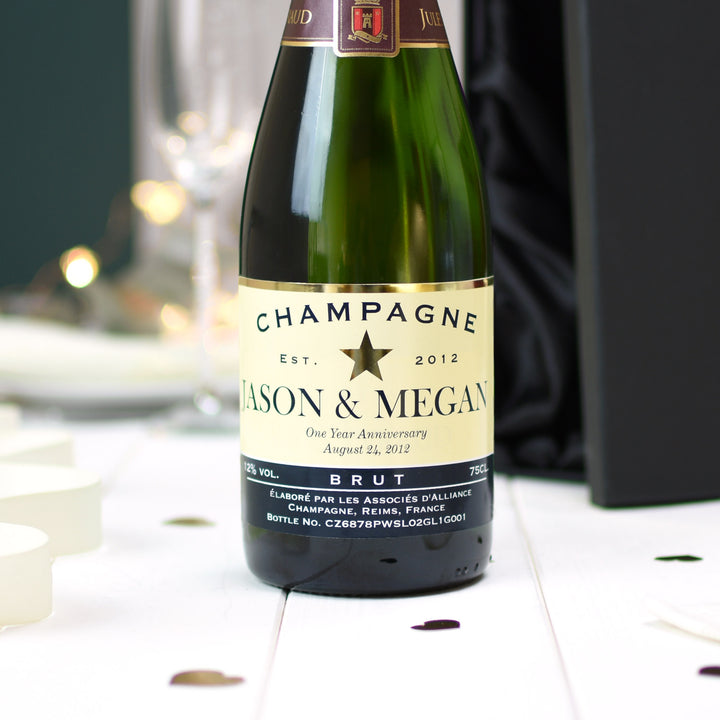 Personalised Authentic Star Champagne