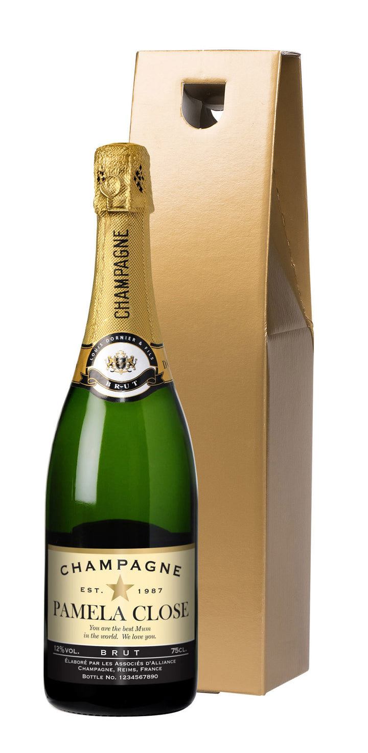 Personalised Authentic Star Champagne