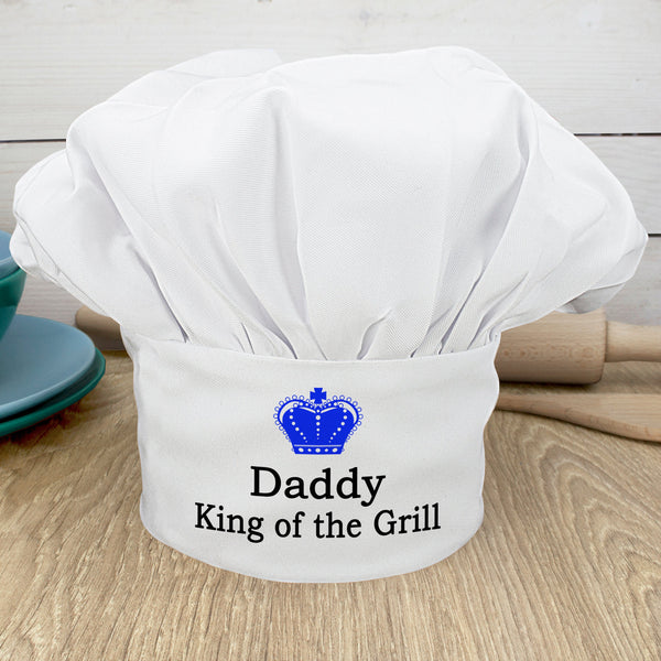 Personalised King of the Grill Chef Hat