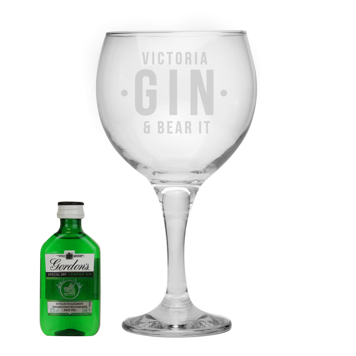 Personalised Gin & Bear Gin Set