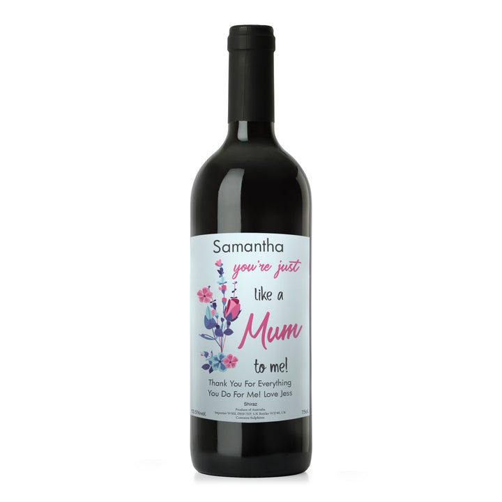 Personalised Just Like A Mum Red Wine