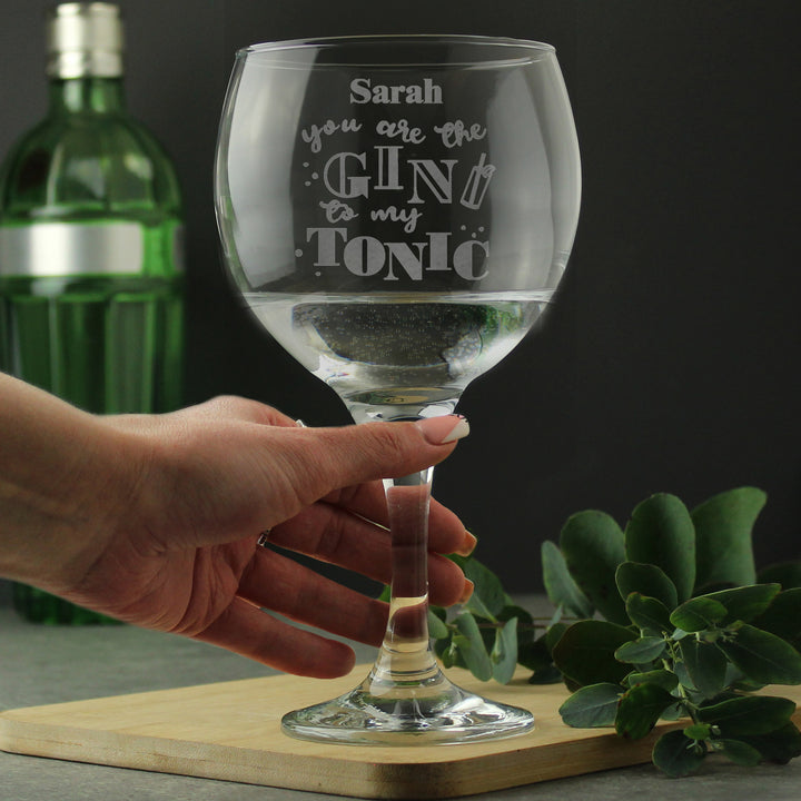 Personalised Gin To My Tonic Gin Set