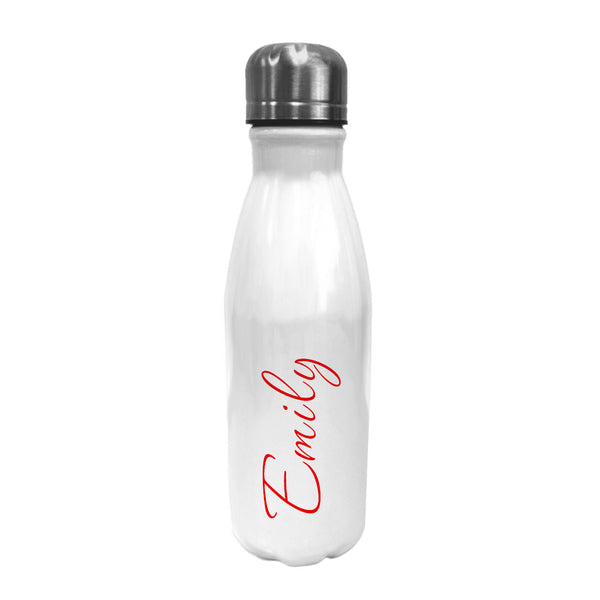 Personalised Bowling Water Bottle - Handwriting