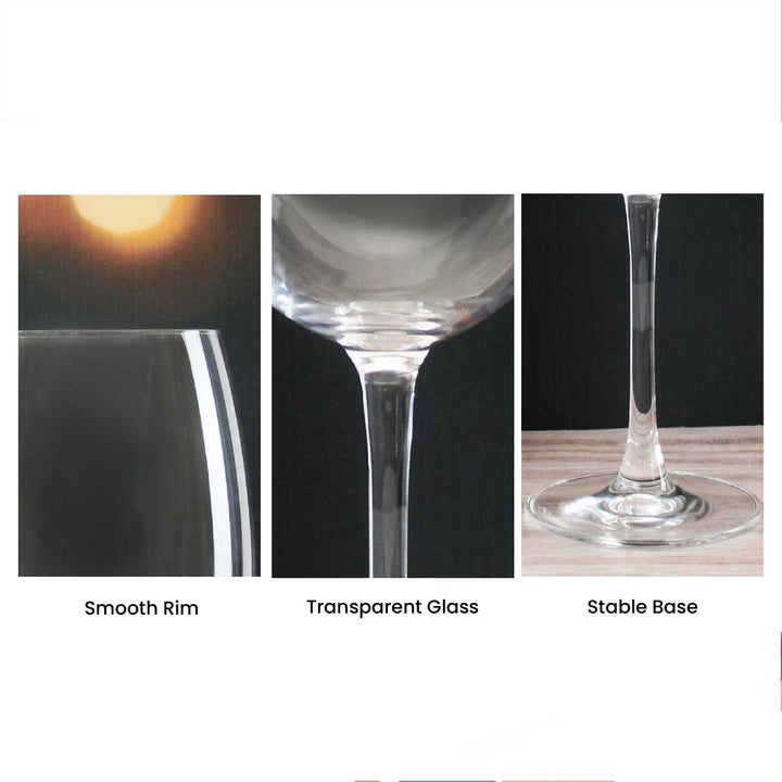 Personalised Engraved Reserva Wine Glass with Name's Glass Serif Measurements Design, Customise with Any Name Image 6