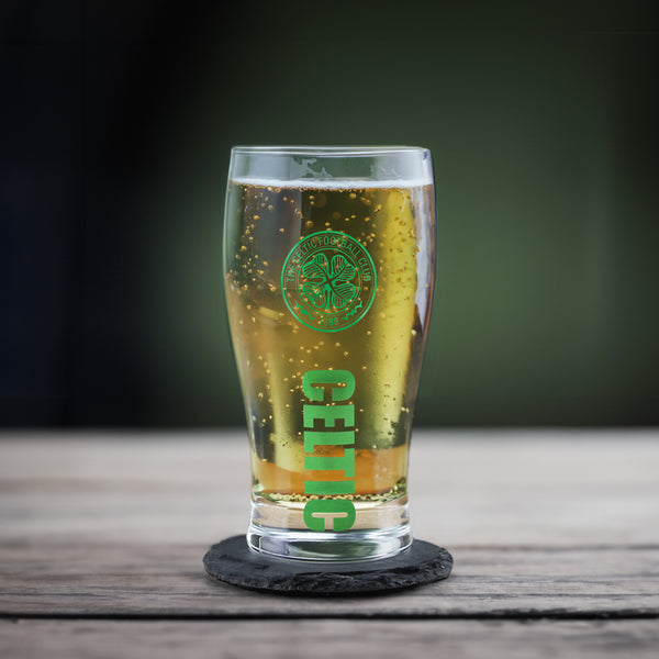 Personalised Engraved Celtic Pint Glass, Gift Boxed