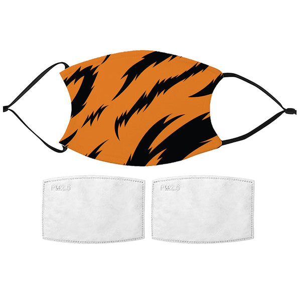 Printed Face Mask - Tiger Pattern Design