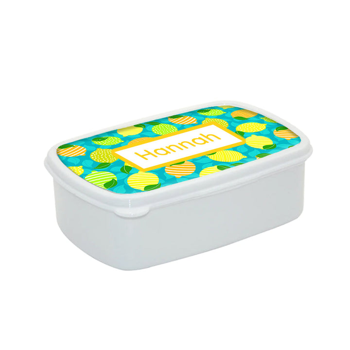 Personalised Kids White Lunch Box