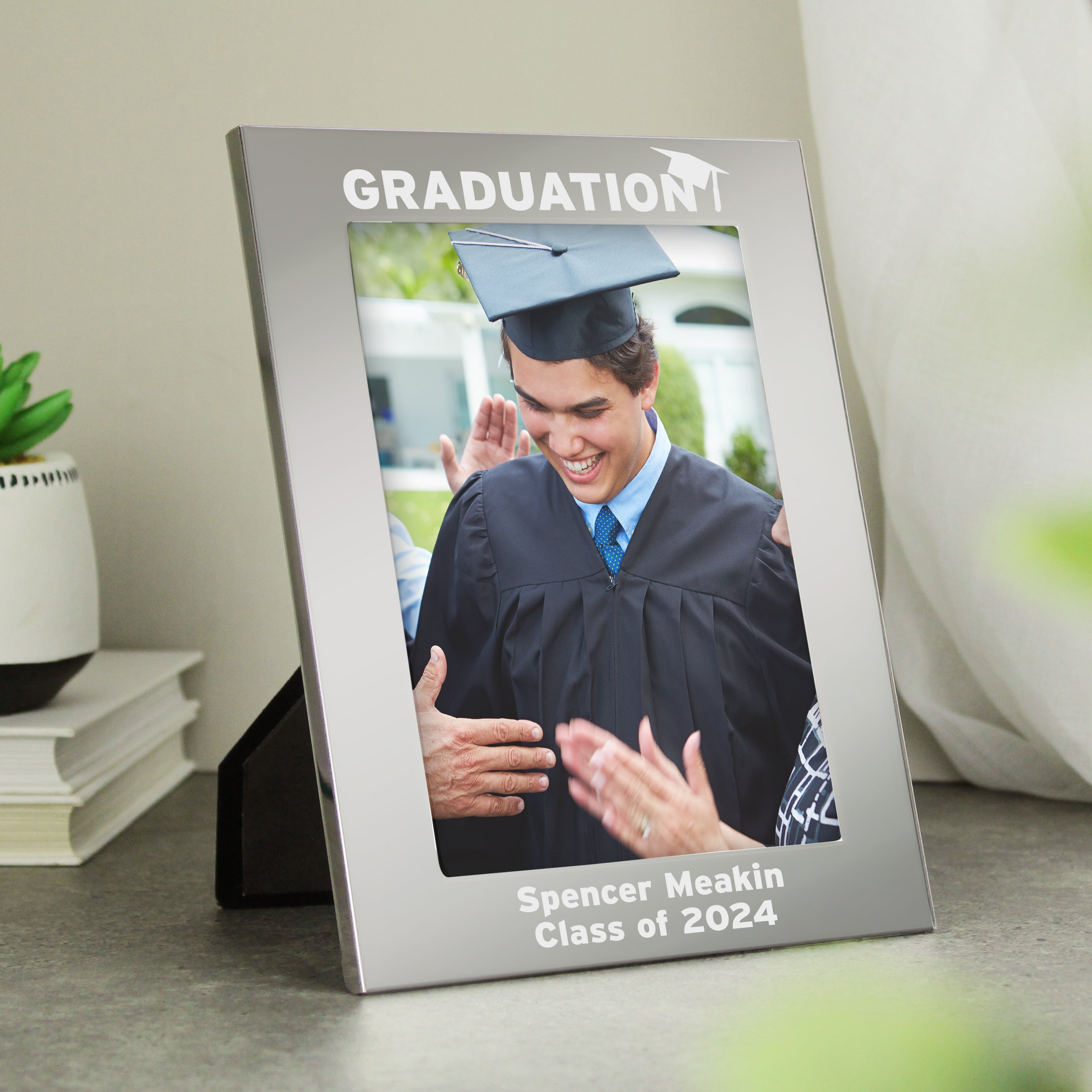 Buy Personalised Graduation 7x5 Inch Silver Photo Frame from £11.49 ...
