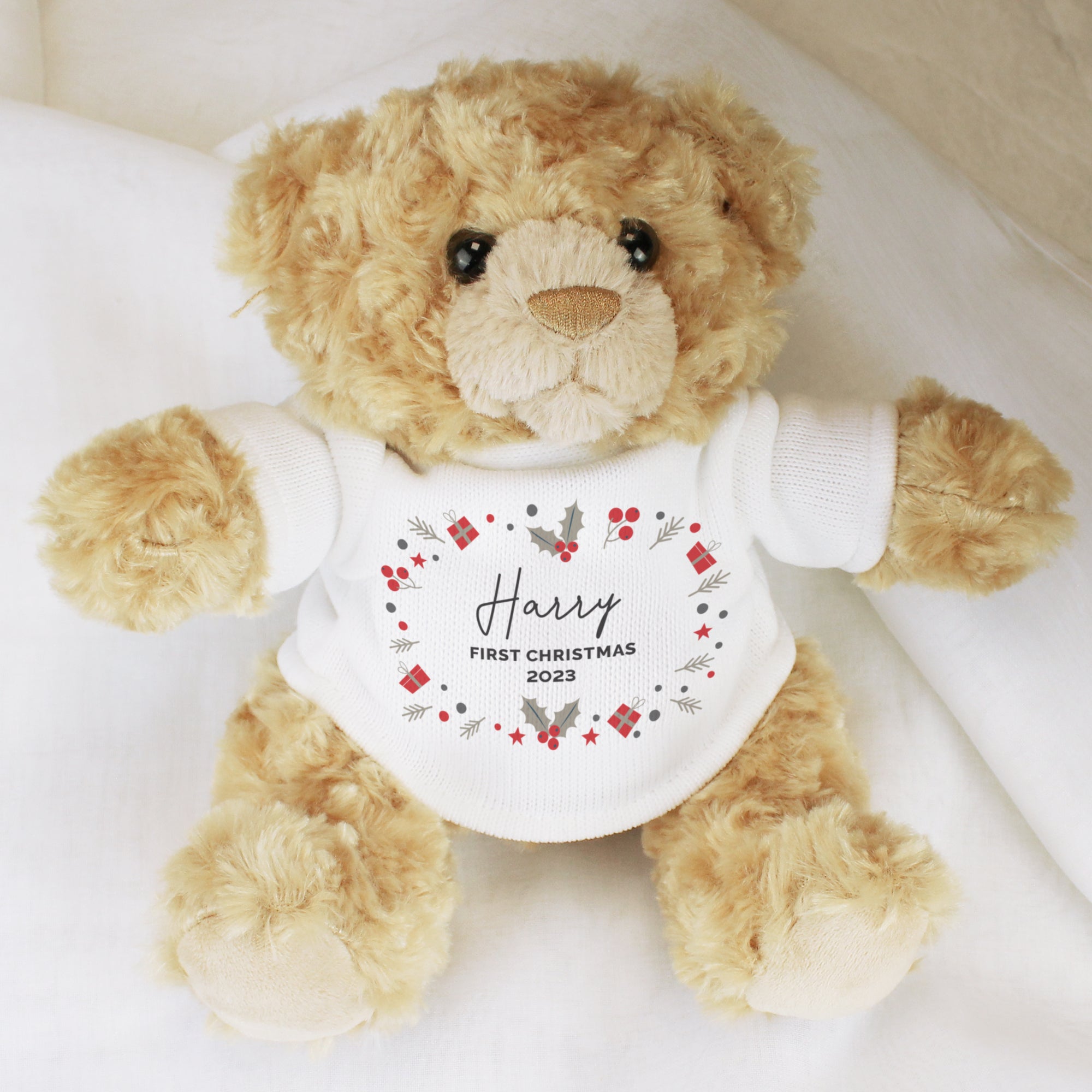Personalised Christmas Teddy Bear