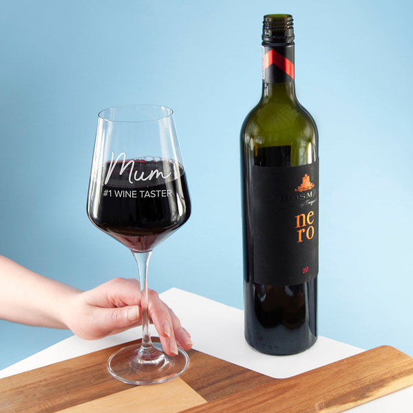 Personlaised #1 Wine Taster Wine Glass
