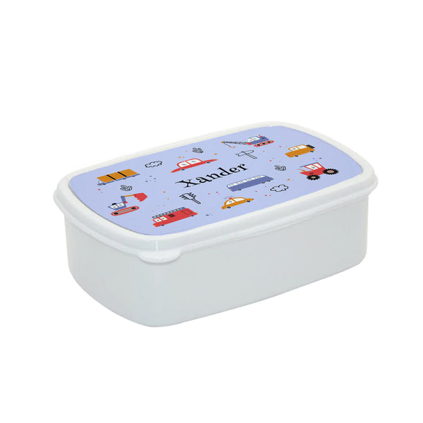 Personalised Kids Transport Lunch Box
