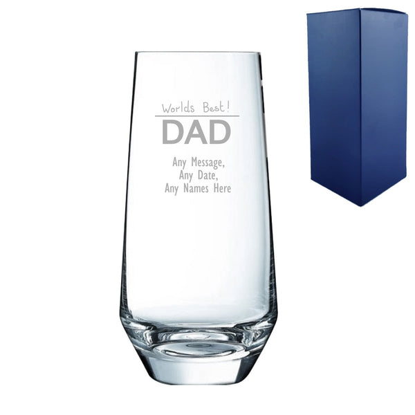 Engraved Fathers Day Lima Hiball, Gift Boxed