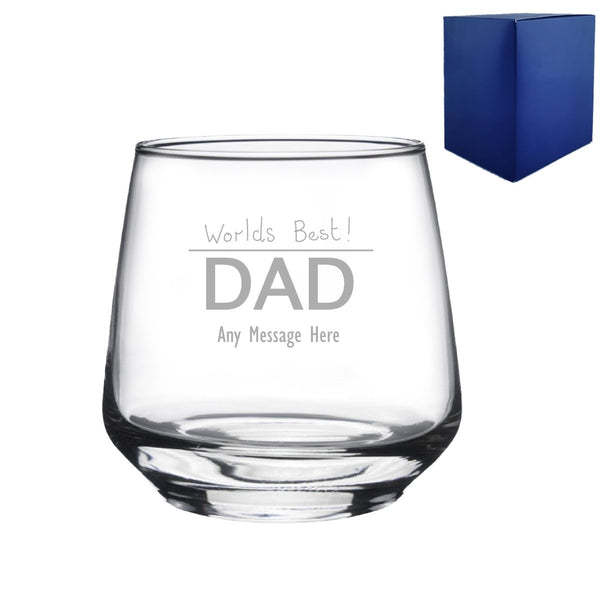 Engraved Fathers Day Tallo Tumbler, Gift Boxed