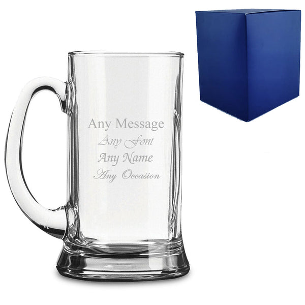 Engraved Icon Pint Beer Tankard