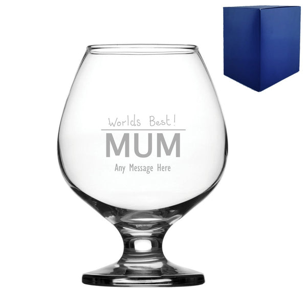 Engraved Mothers Day Bistro Brandy, Gift Boxed