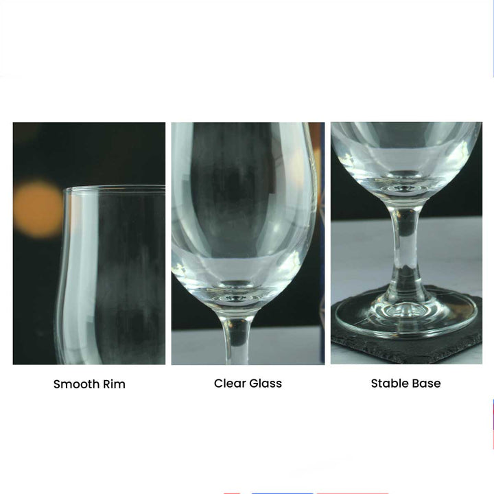 Engraved Stemmed Pint Glass with Gift Box