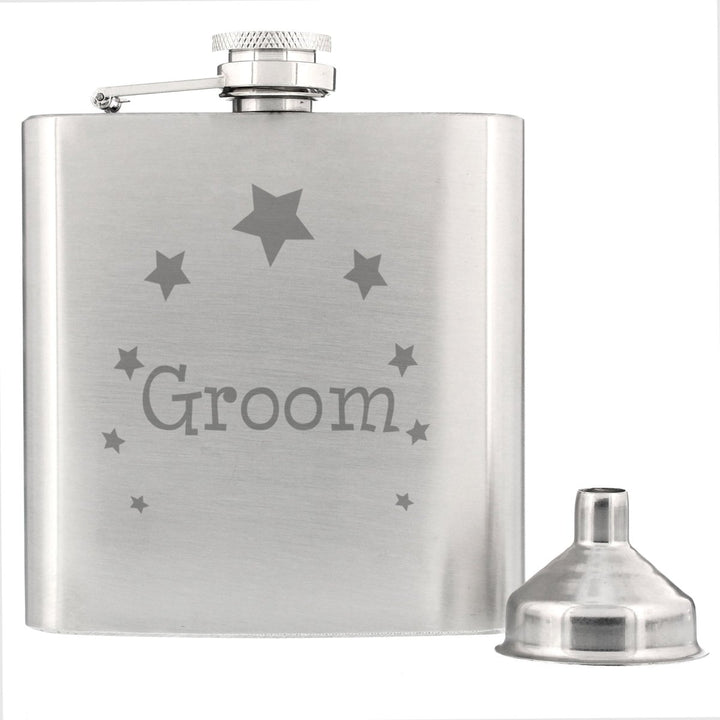 Groom Hip Flask