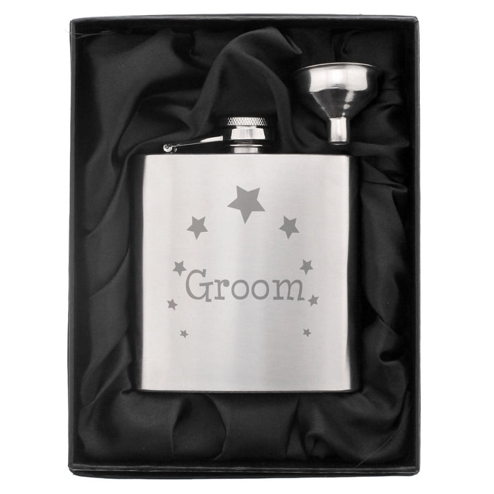 Groom Hip Flask