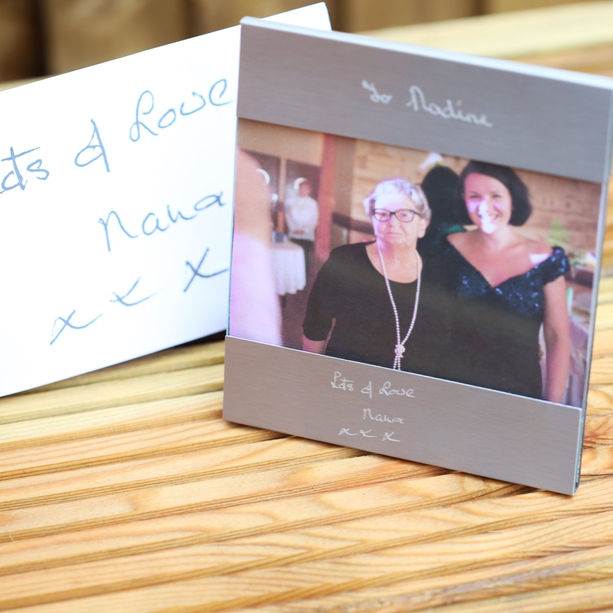 Handwritten Photo Frame Buy Handwriting Engraving Photo Frame from £24.00 - Gifts Finder