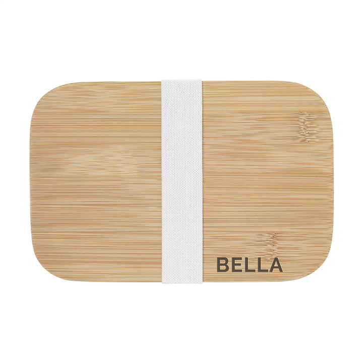 Personalised Large Bamboo Lunch Box 