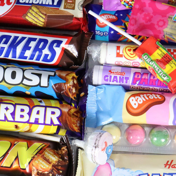 Mixed Chocolate & Retro Sweets Gift Hamper