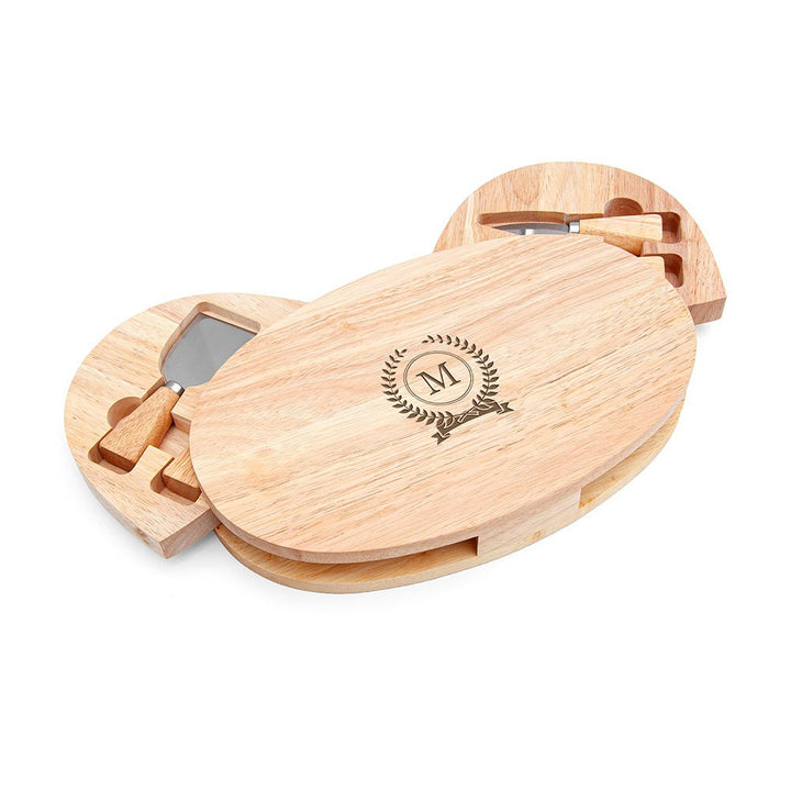 Monogram Feature Classic Cheese Board Set