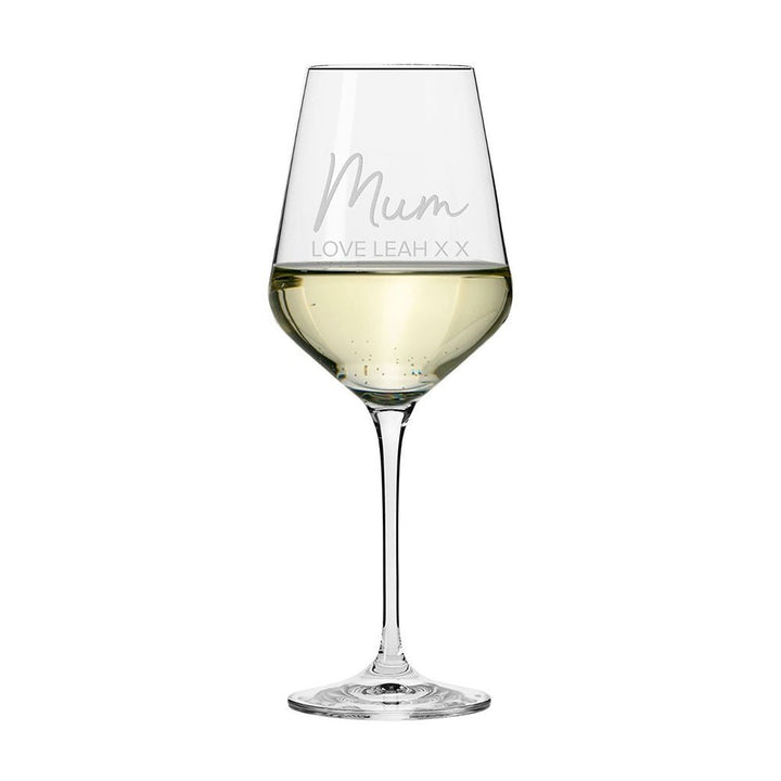 Mum's Personalised Wine Glass