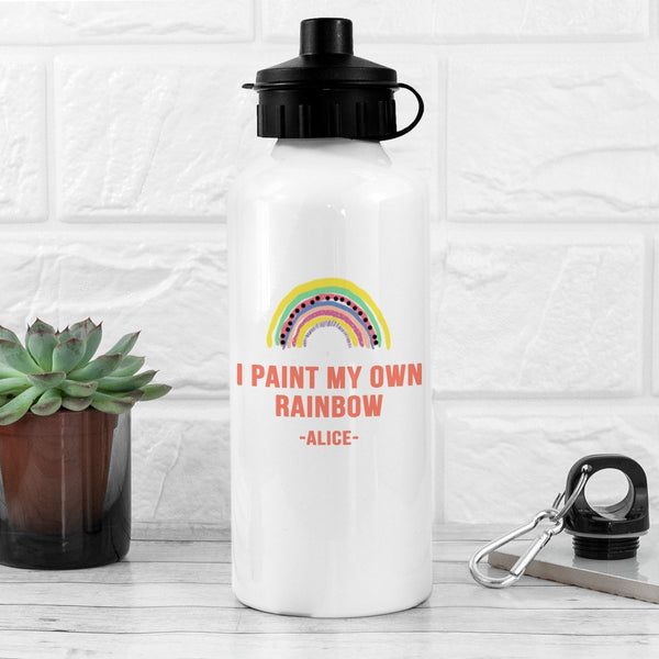 My Own Rainbow White Water Bottle