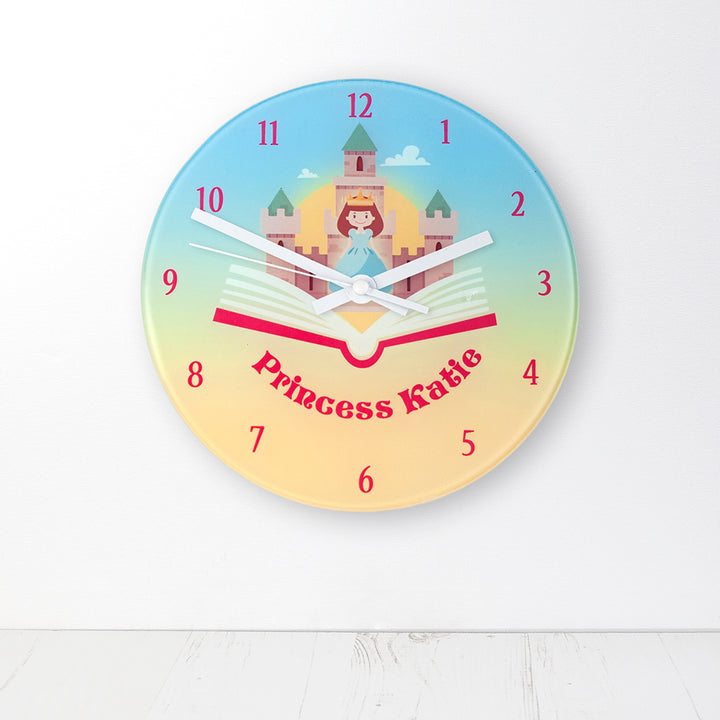 Storybook Princess Personalised Wall Clock