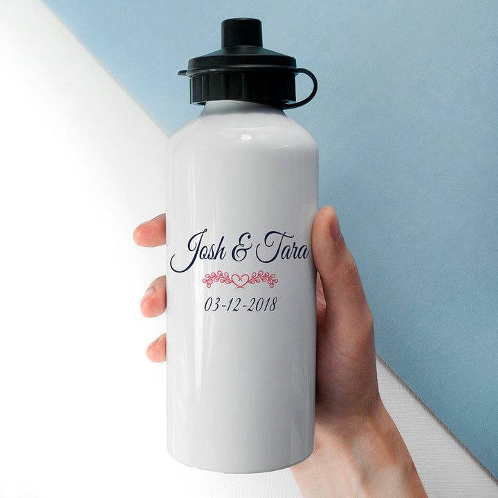 Sweating For The Wedding Personalised Water Bottle