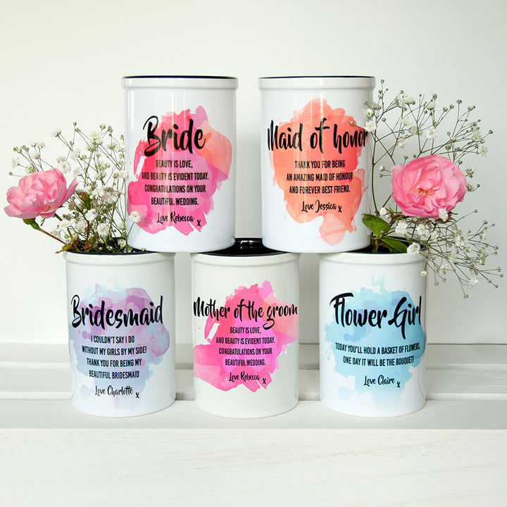 Personalised Mother of the Bride Miniature Champagne Bucket