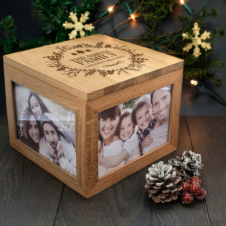 Personalised Christmas Memory Box Traditional Design