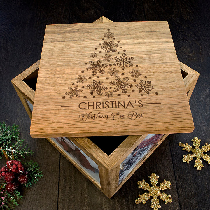 Personalised Christmas Memory Box Tree Design