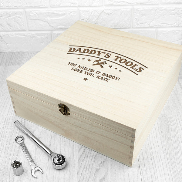 Personalised He Can Fix Anything Tool Box 