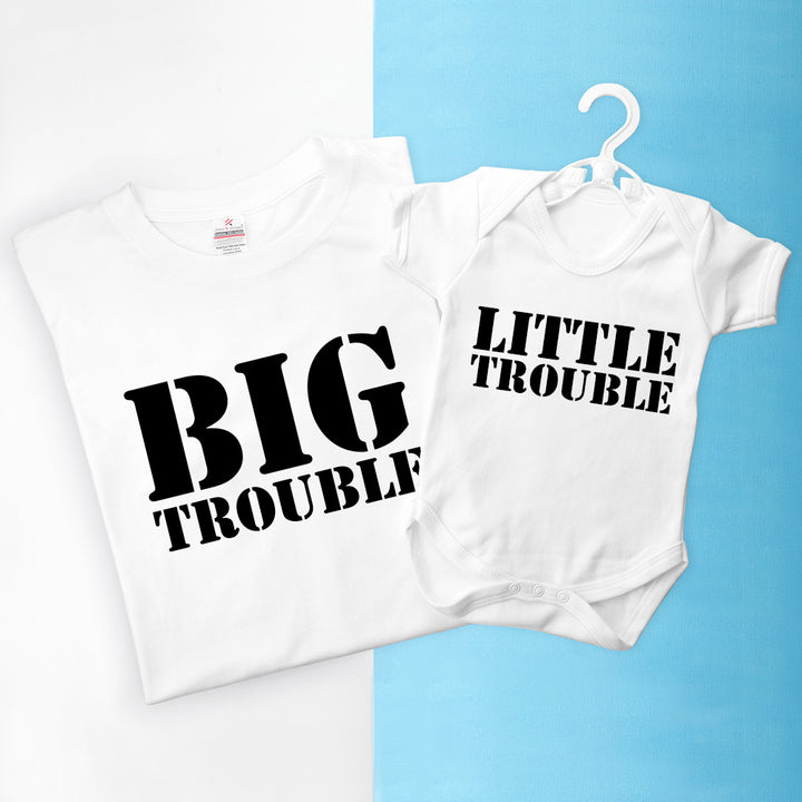 Personalised Daddy and Me Here Comes Trouble Set