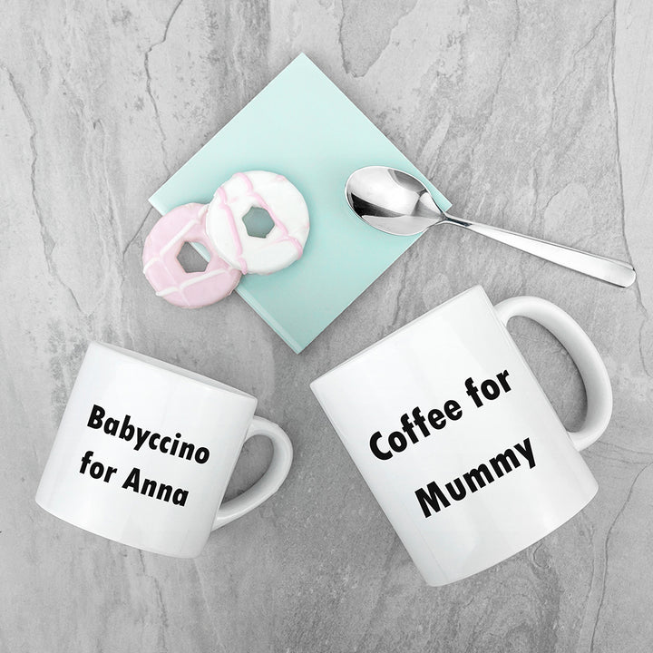 Personalised Mummy & Me Tea Time Mugs