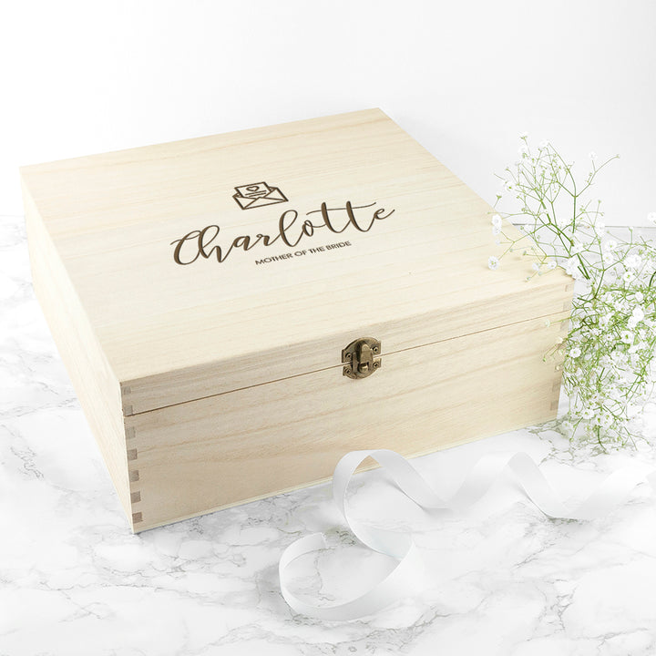 Personalised Elegant Wedding Box