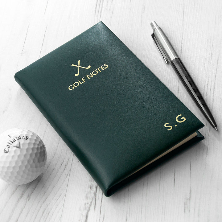 Personalised Luxury Leather Golf Notes