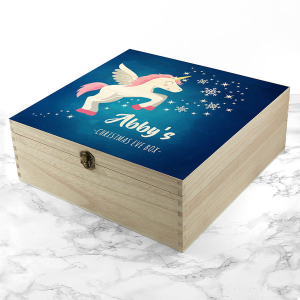 Personalised Baby Unicorn Christmas Eve Box