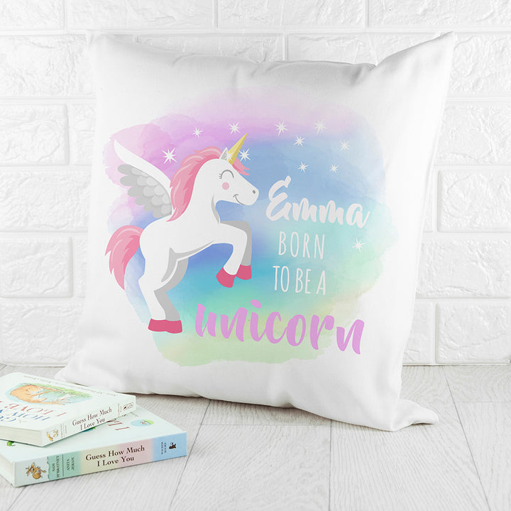 Personalised Baby Unicorn Cushion Cover