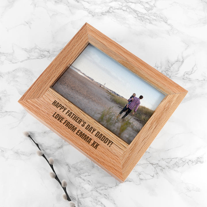 Personalised Father's Day Photo Box