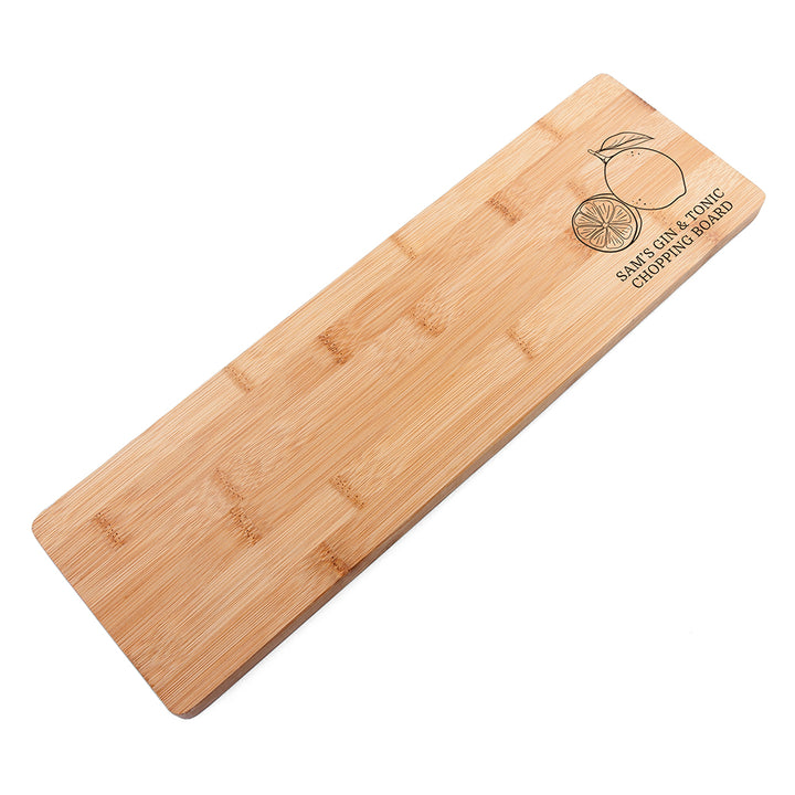 Personalised Gin and Tonic Chopping Board