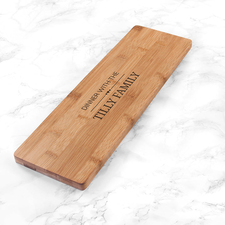 Personalised Family Dinner Serving Board