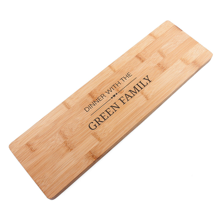 Personalised Family Dinner Serving Board