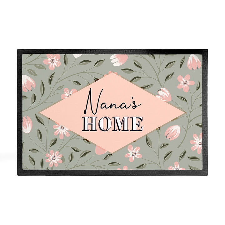 Personalised Spring Blossoms Doormat
