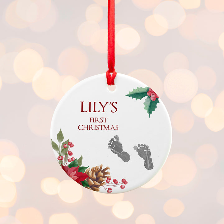 Personalised Baby's First Christmas Ornament