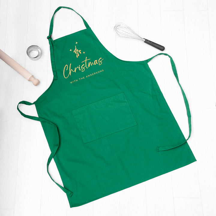 Personalised Christmas with the Family Apron