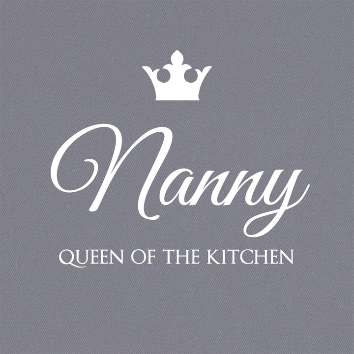 Personalised Contemporary Queen of the Kitchen Apron
